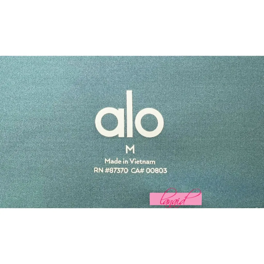 Alo High-Waist Airlift Leggings Teal Agate Hi-Rise Waisted Tights Skinny Pants M - Image 8