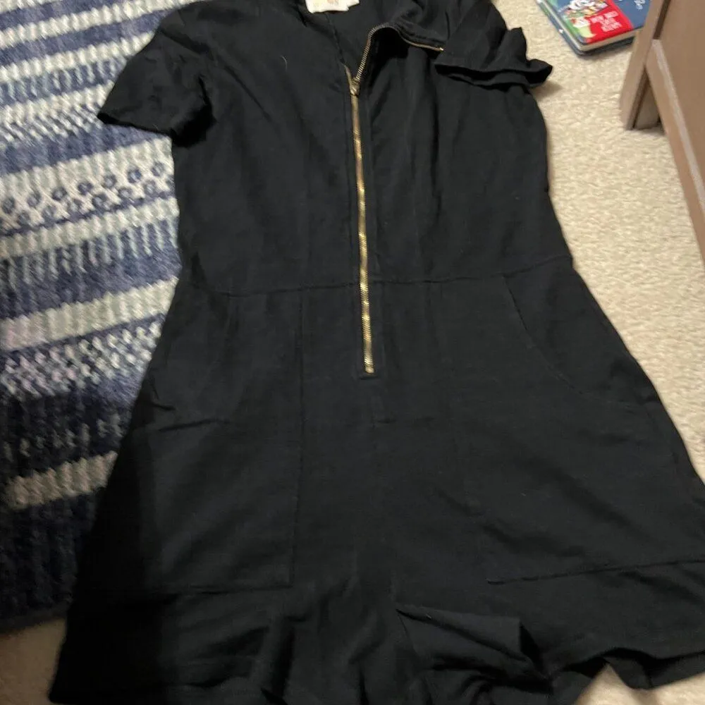 Nation LTD Lex Zipped Utility Romper Small - Image 6