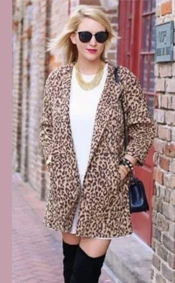 CAbi Carol Anderson by Invitation | XS | Animal Print Jacket Coat Leopard Blazer - Image 2