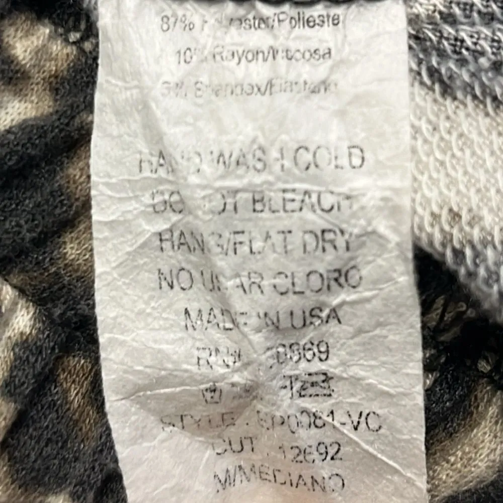 Promesa Animal Print Lounge Shorts with Elastic Waistband and Pockets- Medium - Image 8