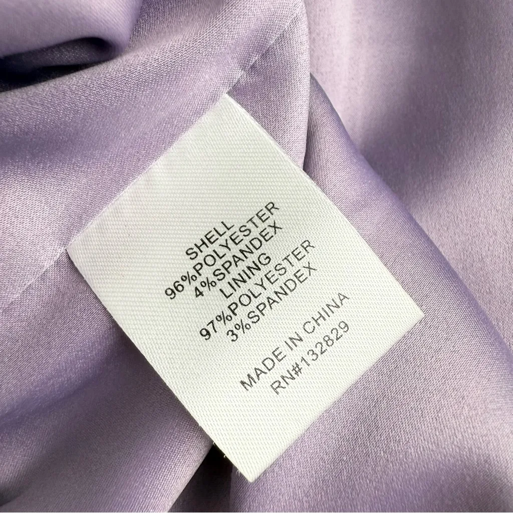 Lovers & Friends Lazo One Shoulder Dress Lilac Purple Sz M - Image 13