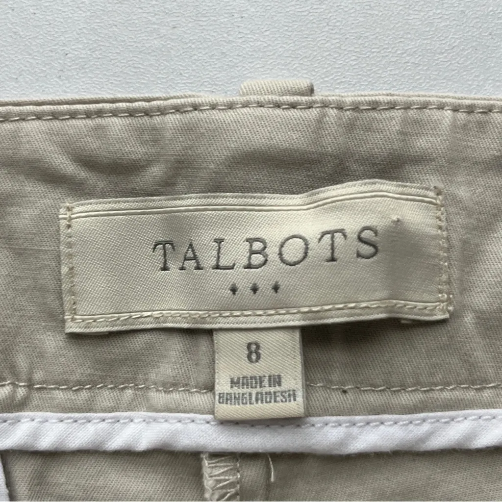 Talbots Tan Straight-Leg Women's Pants - Image 6