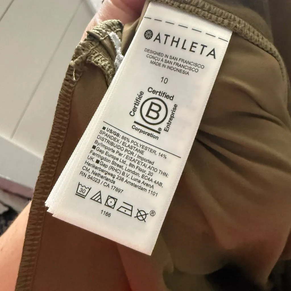 Athleta Women’s 10 Brooklyn Mid Rise Ankle Pant Olive Green - Image 5