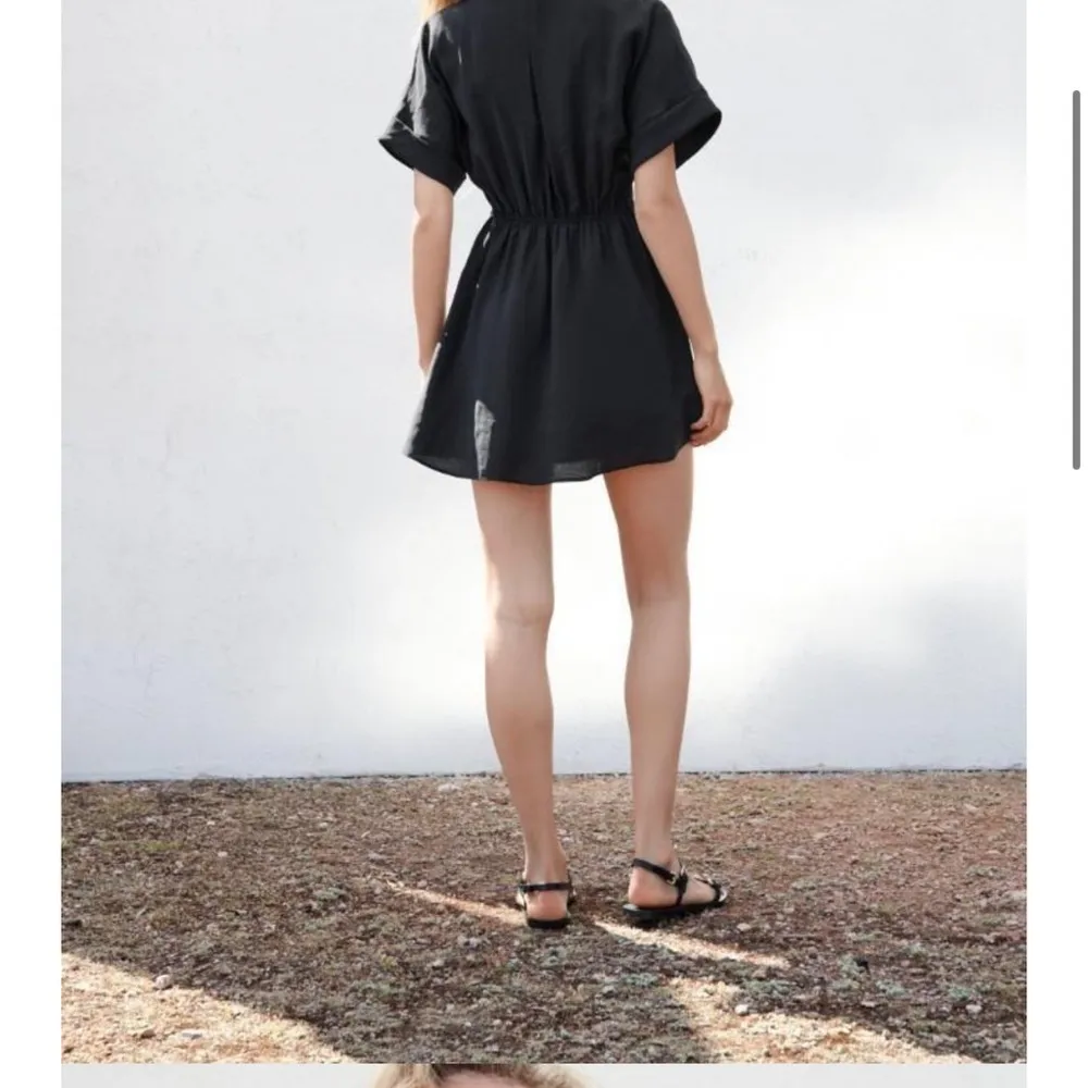 Zara Short Shirt Dress Medium - Image 2