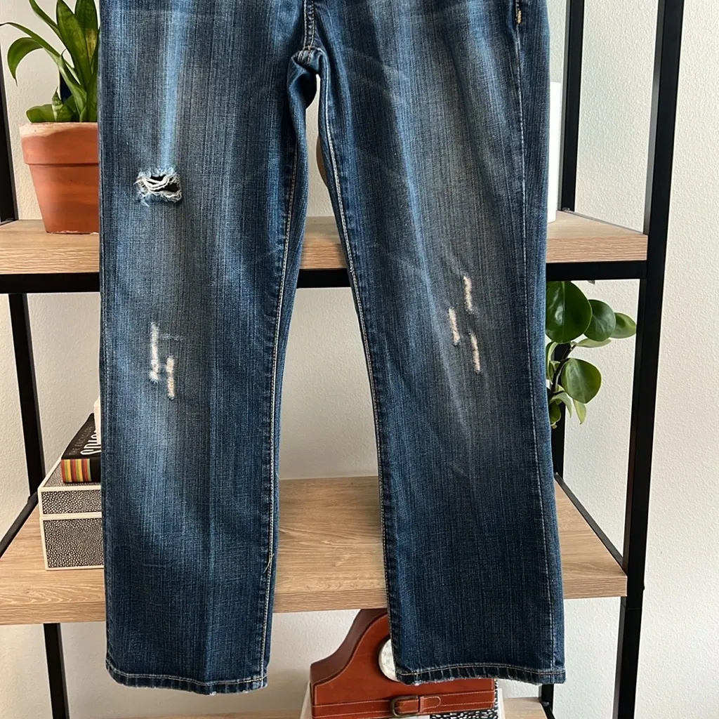 BKE Star Low-Rise Crop Distressed Jeans, 27 - Image 3