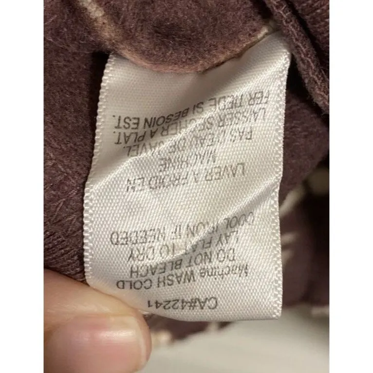 YOUNG FABULOUS & BROKE YFB Brown‎ White Tie Dye Sweatshirt Yoga Hoodie Sz Small - Image 4