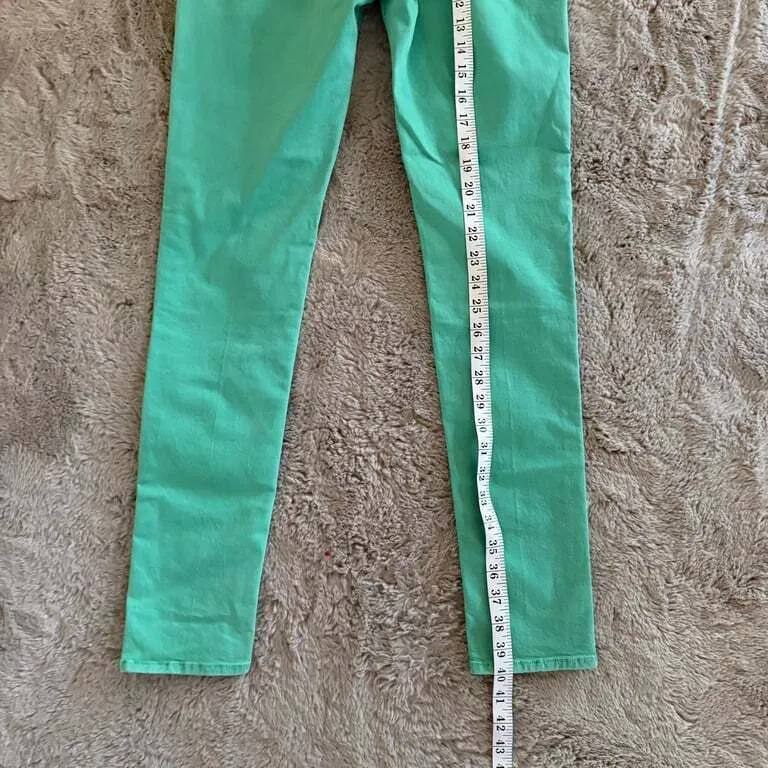 Rag & Bone Women's Turquoise Legging Jeans School City‎ Size 28 - Image 8