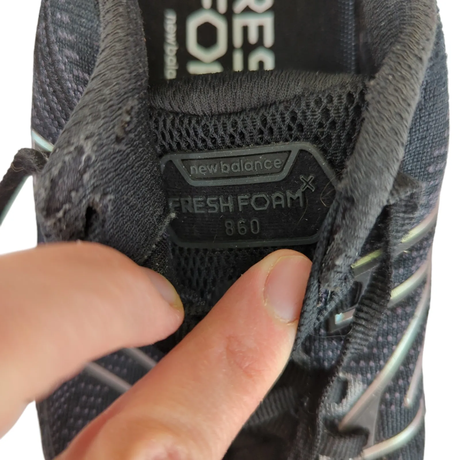 New Balance Fresh Foam X 860v12 Women's 7.5 Black Road‎ Running Shoes Sneakers - Image 7