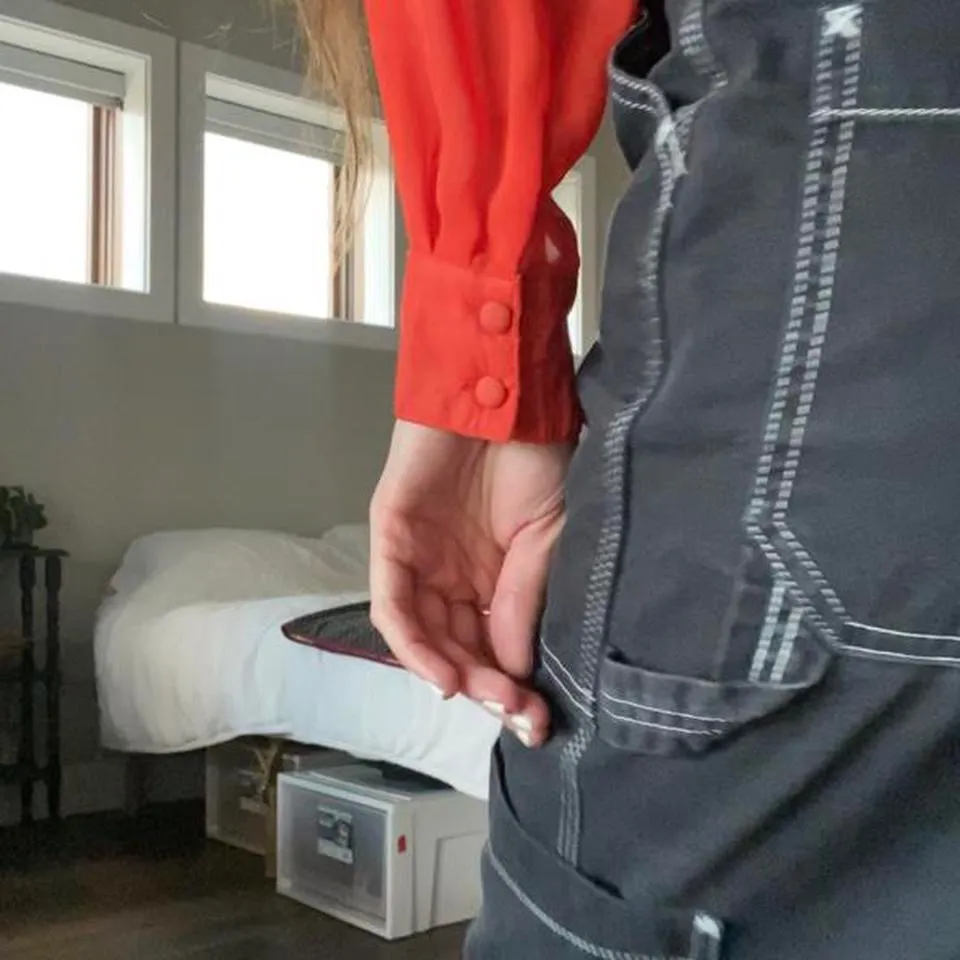 Classic orange sheer blouse 🍊 - Image 4