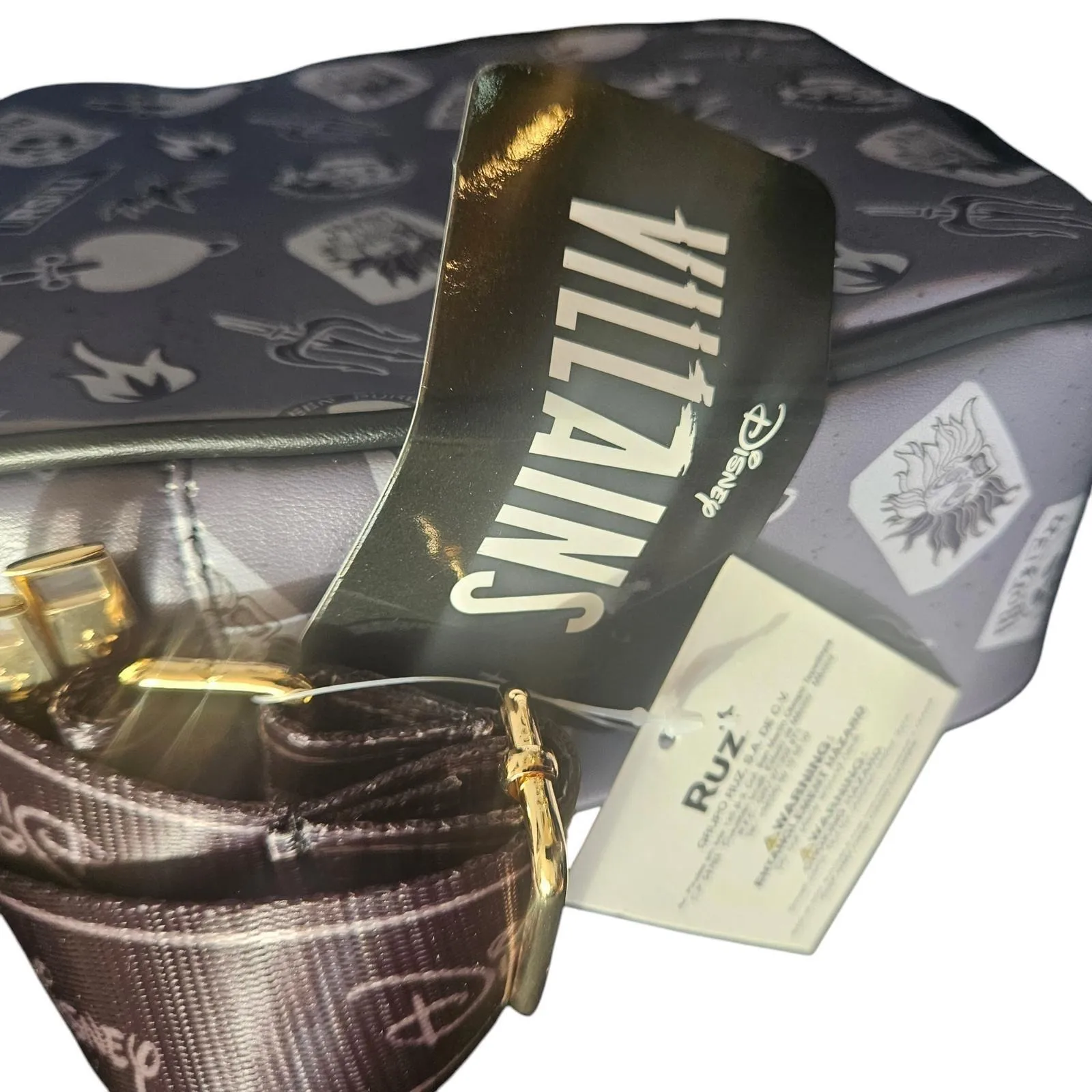 Disney Villains NWT 8.5" Crossbody Bag Lady Purse Evil Queen Maleficent‎ Ursula - Image 5