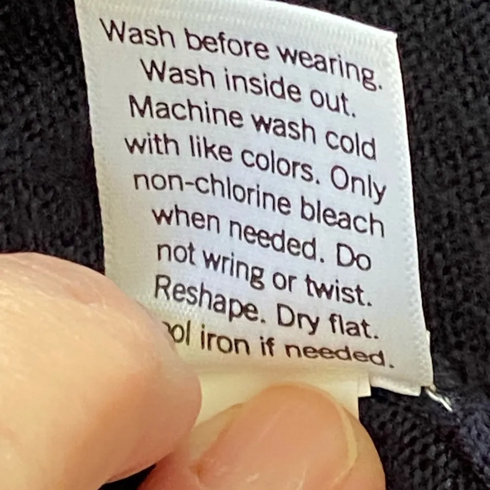 Croft & Barrow Navy Open Front Short Sleeve Cropped Bolero Cardigan Size Small - Image 6