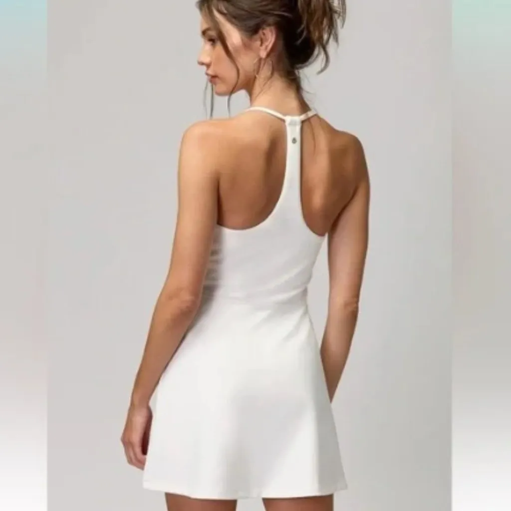 Spiritual Gangster Jet Active White Mini Activewear Tennis Preppy Dress XS $118 - Image 2