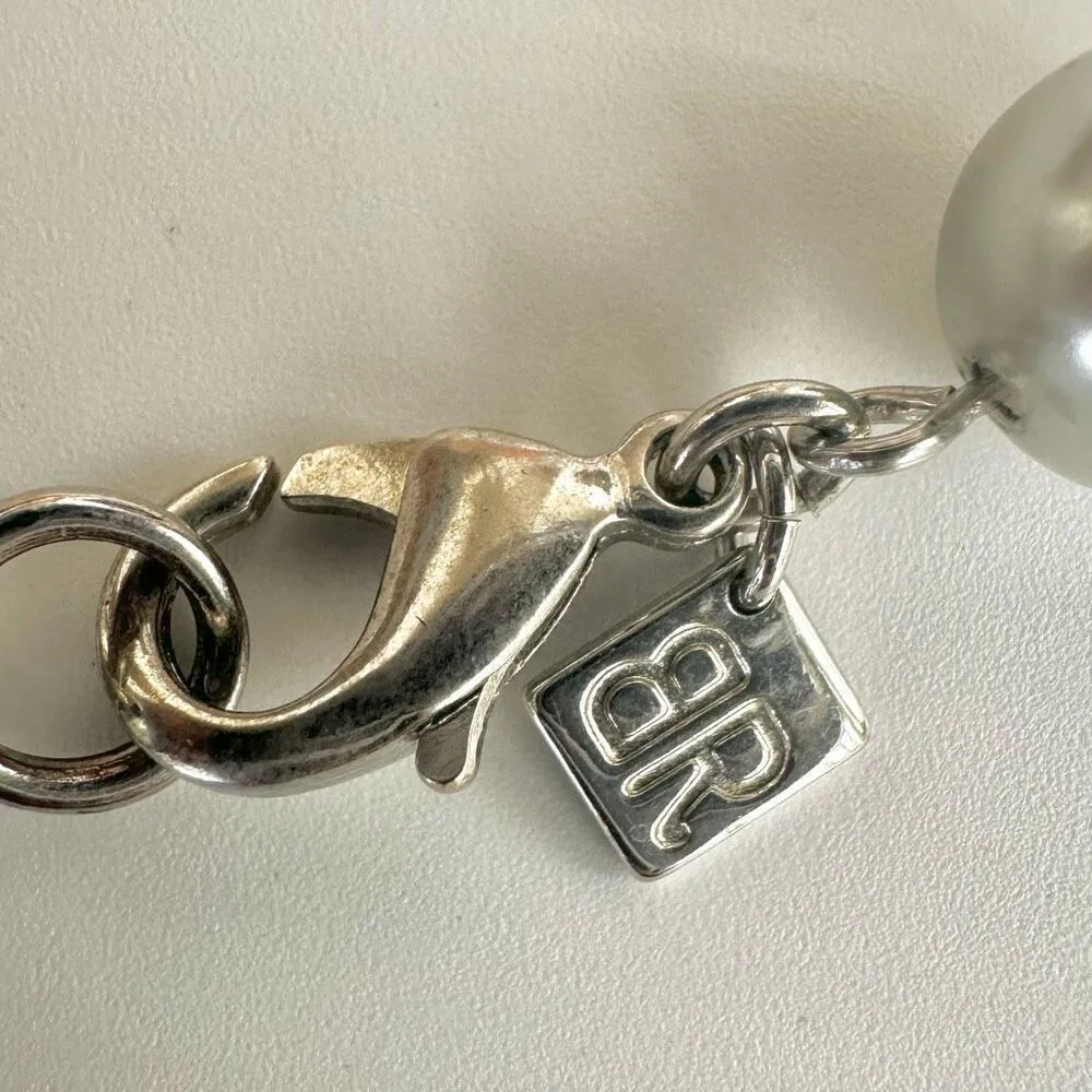 Banana Republic grey beaded long necklace - Image 3