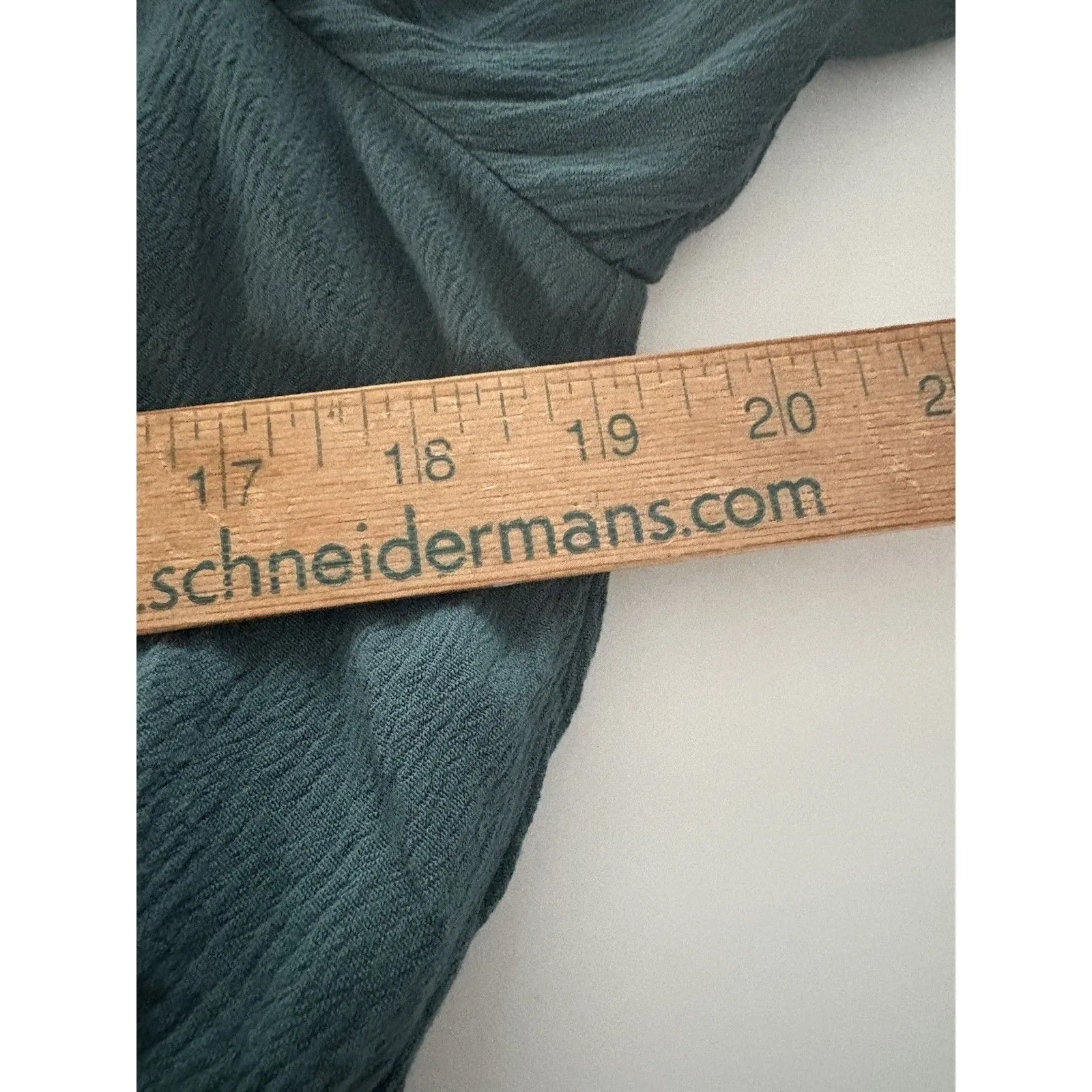 Scarlet Darkness Top Size Large Green Peasant Dark Romance Renaissance Goth - Image 9