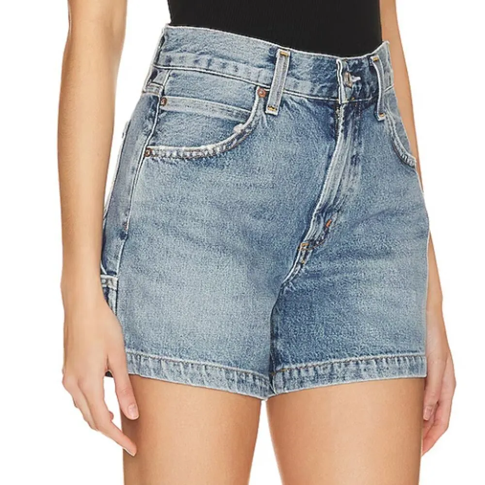 AGOLDE Magda Short in Entrance Blue, Size 32​​​ - Image 2