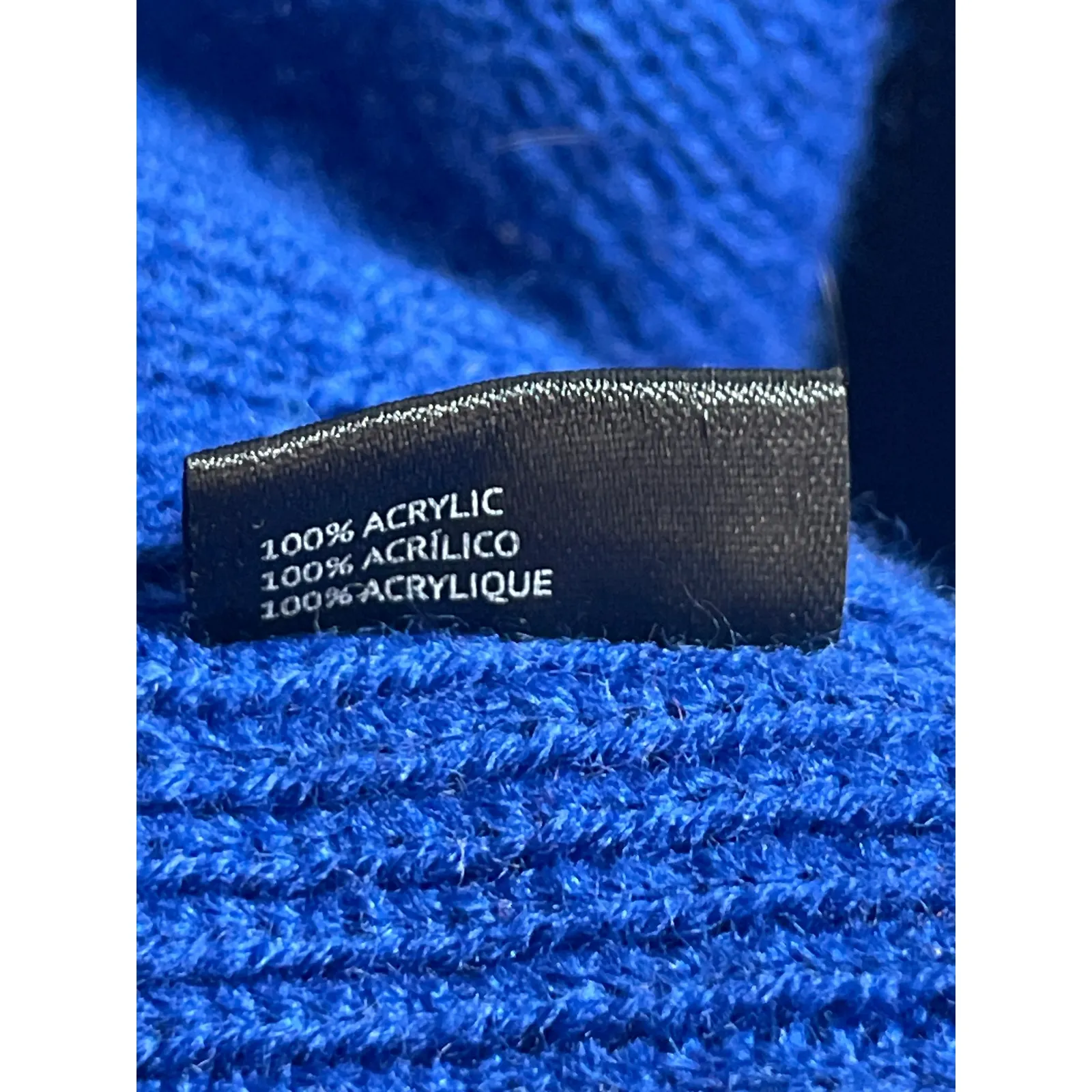 Unisex Blue Coral NY Brooklyn Cyclones MiLB Baseball Pom Pom Knit Beanie OS Orange - Image 3