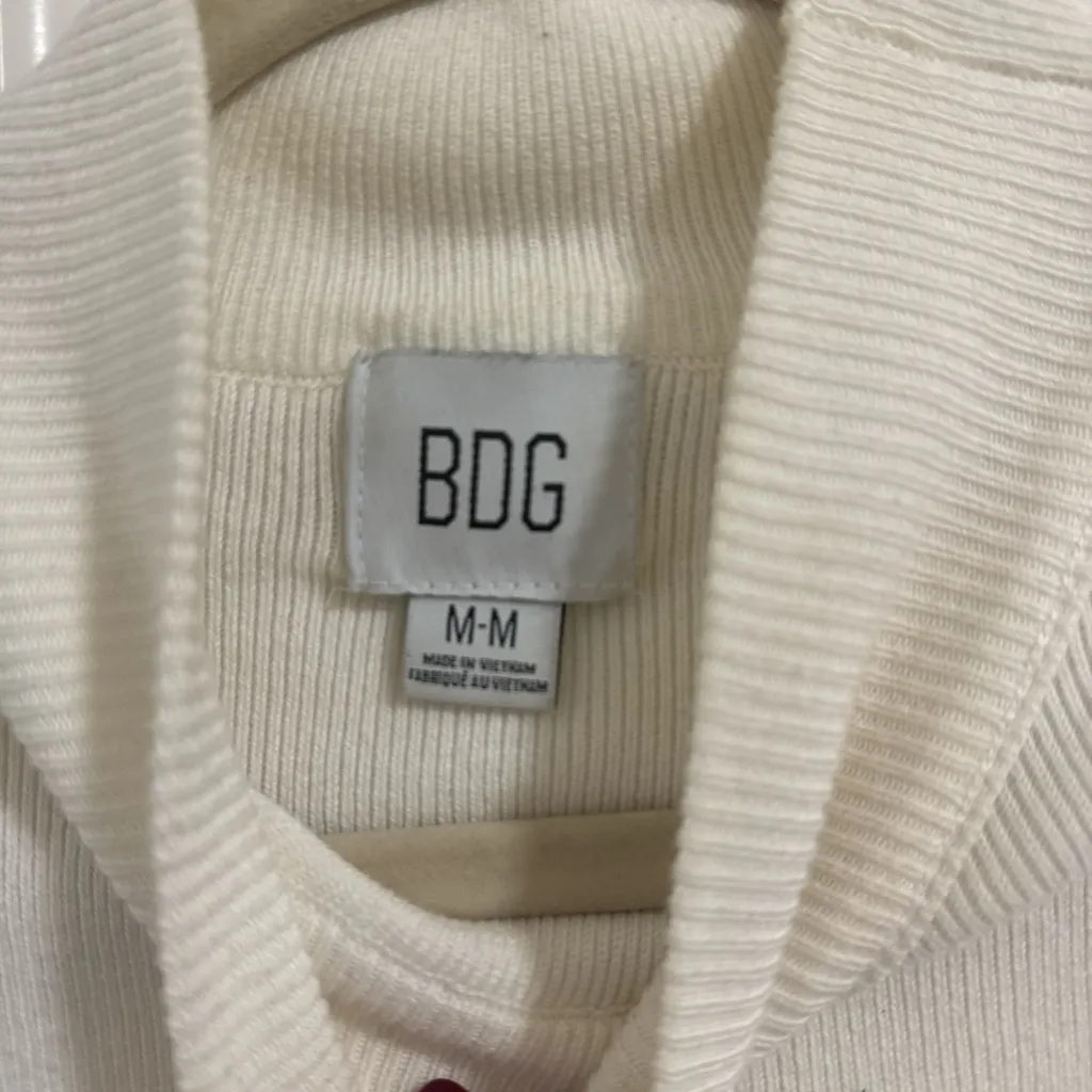 BDG Cream Cowl Neck Sweater - Image 2