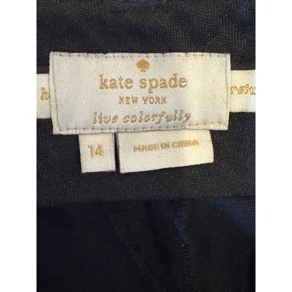 Kate Spade Pants Women 14‎ Back Tapered Leg Preppy Career Corpcore - Image 7