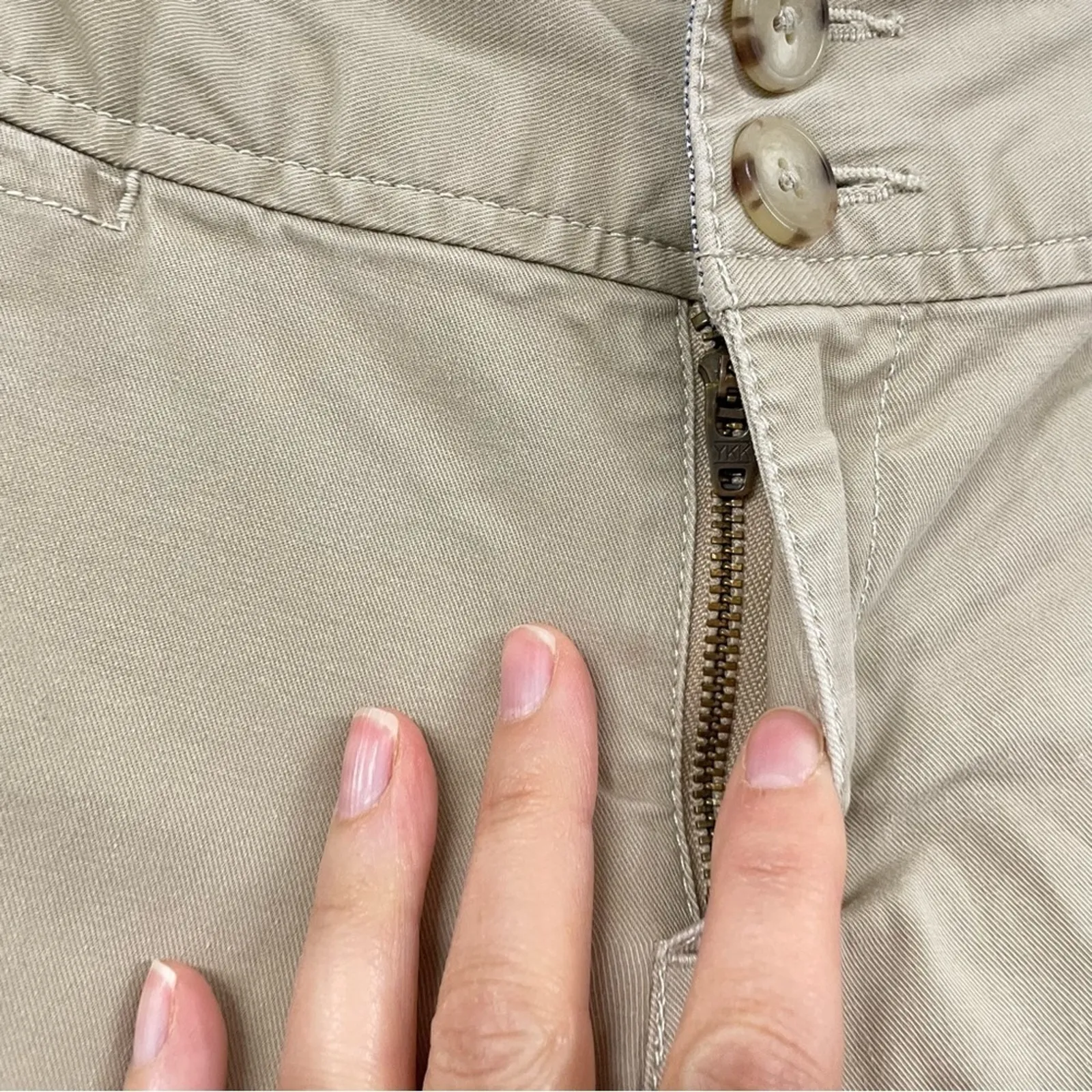 Eddie Bauer Khaki Tan Women Hiking Shorts 6 Blakely Fit Outdoor Camping Gorpcore - Image 3