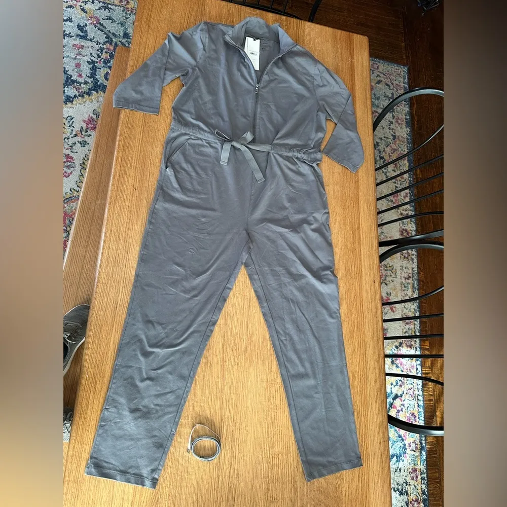 Neon Buddha NWT City Girl Jumpsuit in Shadow Sz XL Gray - Image 2