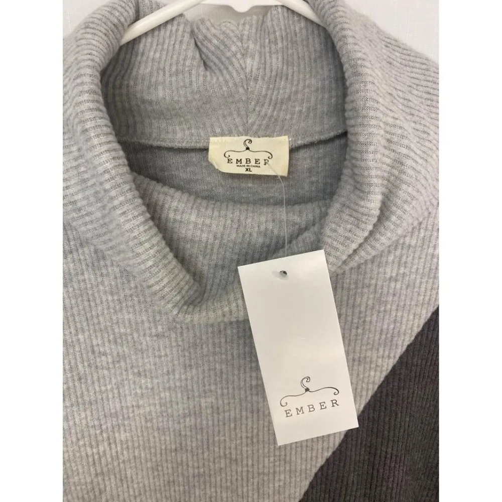 Ember top long sleeve size XL Gray - Image 2