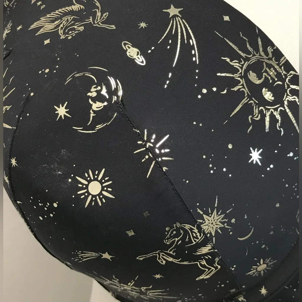 Torrid Perfect T-Shirt Lightly Lined Black Pegasus Celestial Bra - Size 38H - Image 3