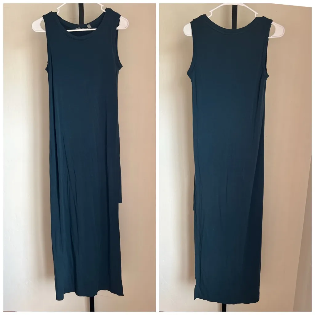 Athleta Gaia Teal Dress XS - Image 2