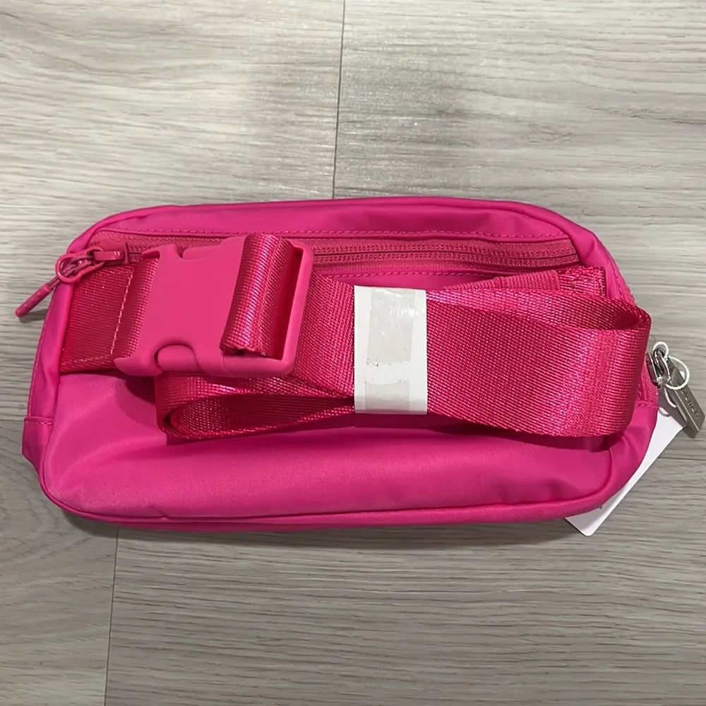 Lululemon pink every where belt bag silver hardware - Image 2