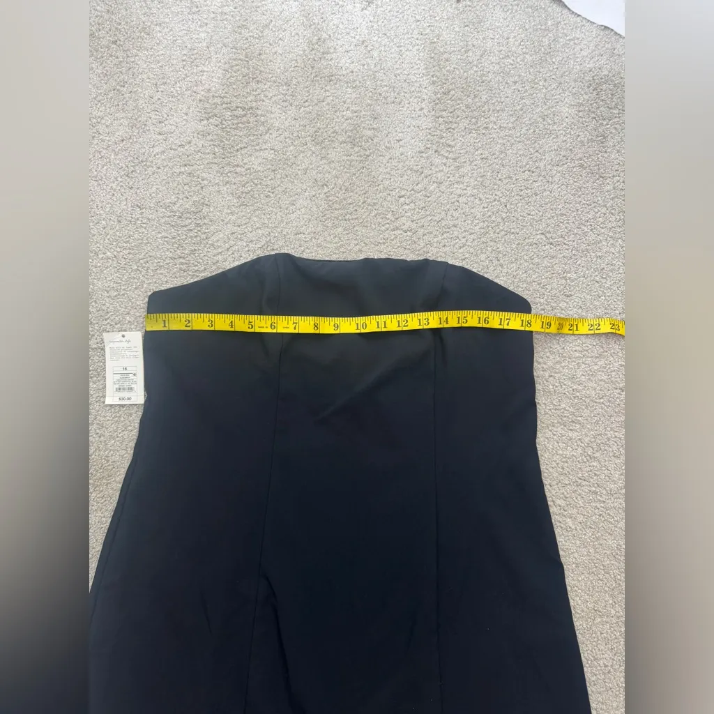 NWT Plus Size A New Day  Black Strapless Dress - Image 2