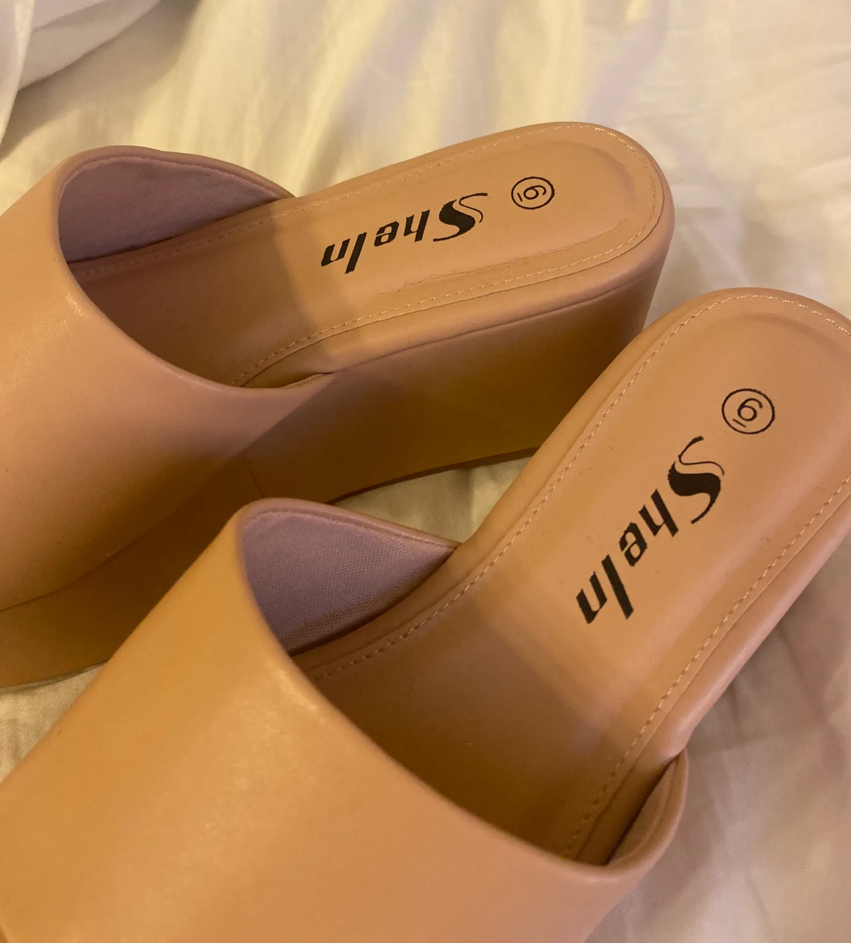Nude Platform Sandals - Image 3