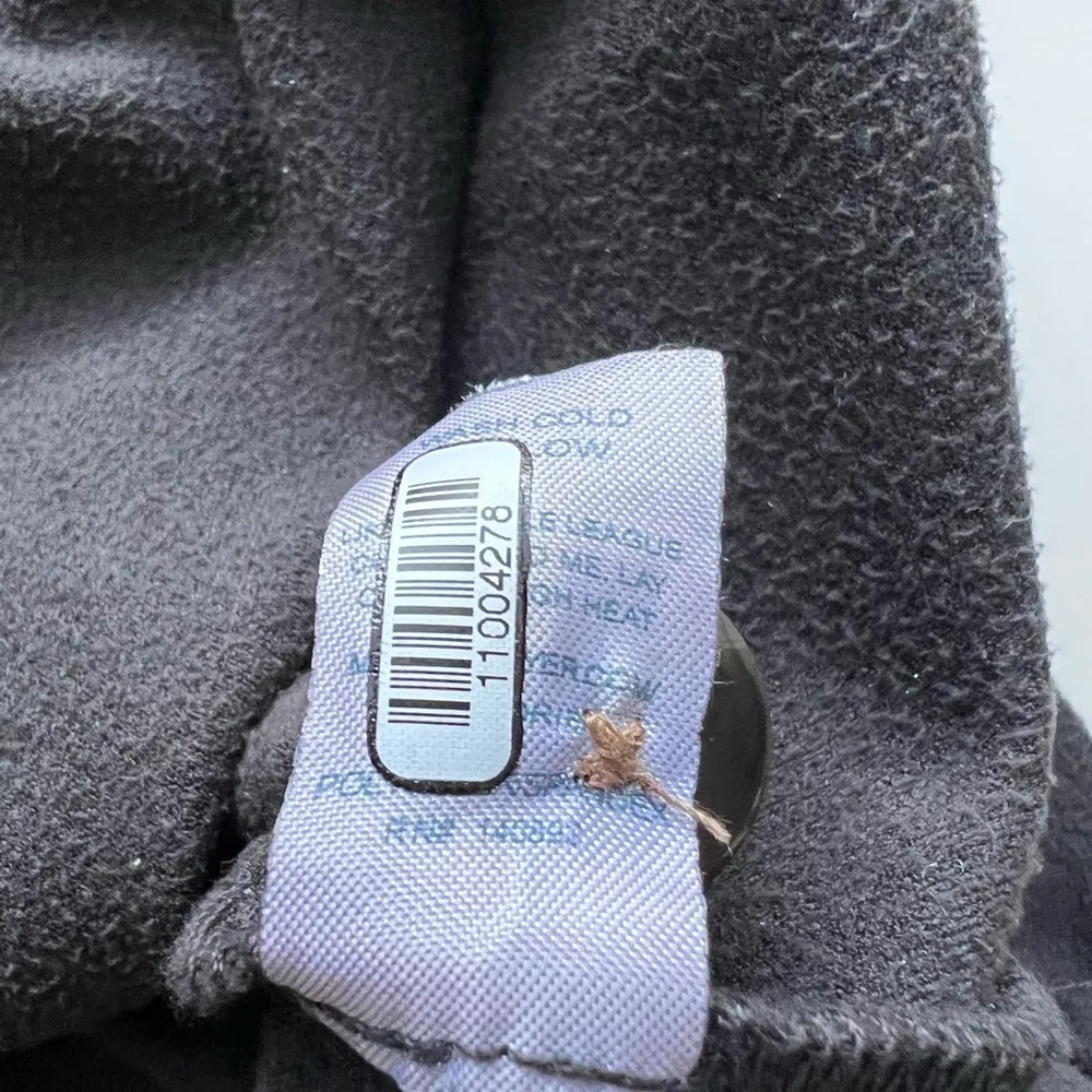 Marine Layer Myra Mini Skirt Faux Suede Black button front Size 10 - Image 6