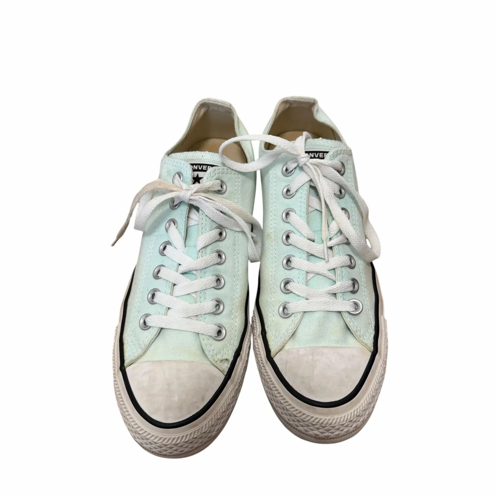 Converse Mint Green Low Top Sneakers Sz 10.5 - Image 2
