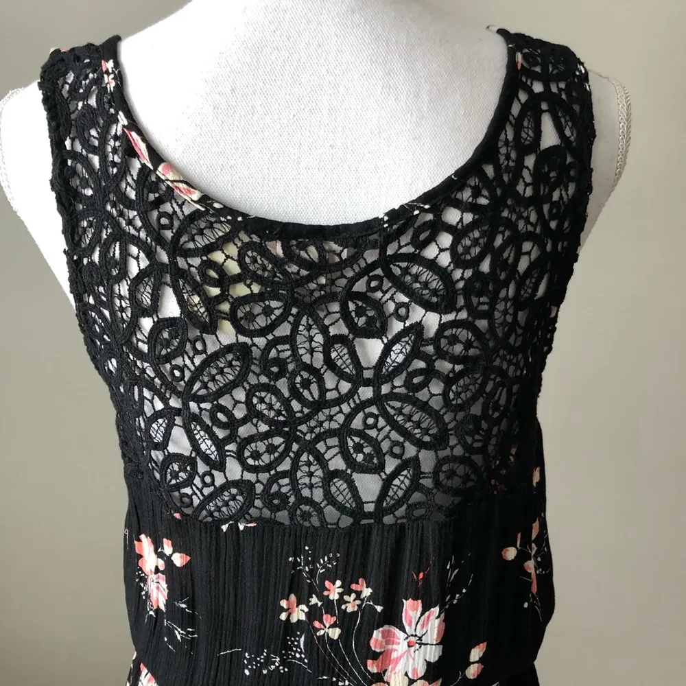 NWT Cape Juby Black Floral Romper Size S - Image 5