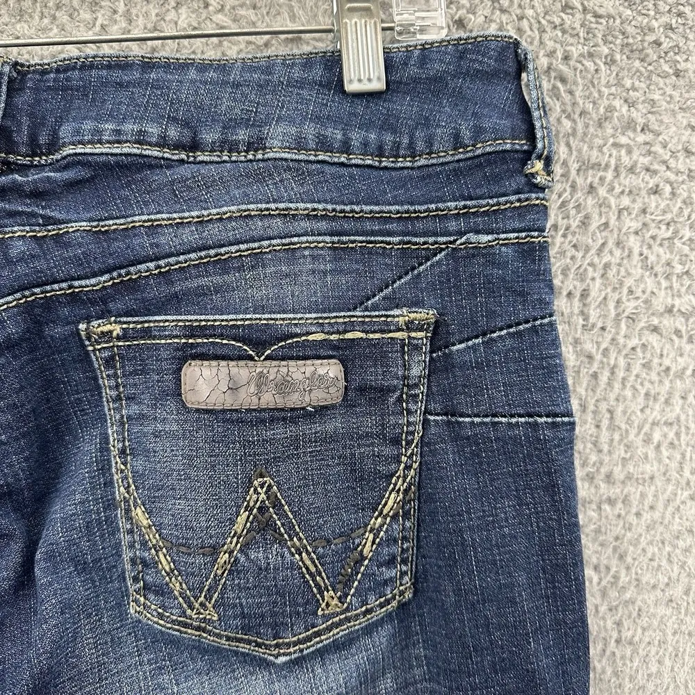 Wrangler Retro Mae Mid Rise Bootcut Jeans Western Rodeo Cowgirl Women 11/12 x 31 - Image 2