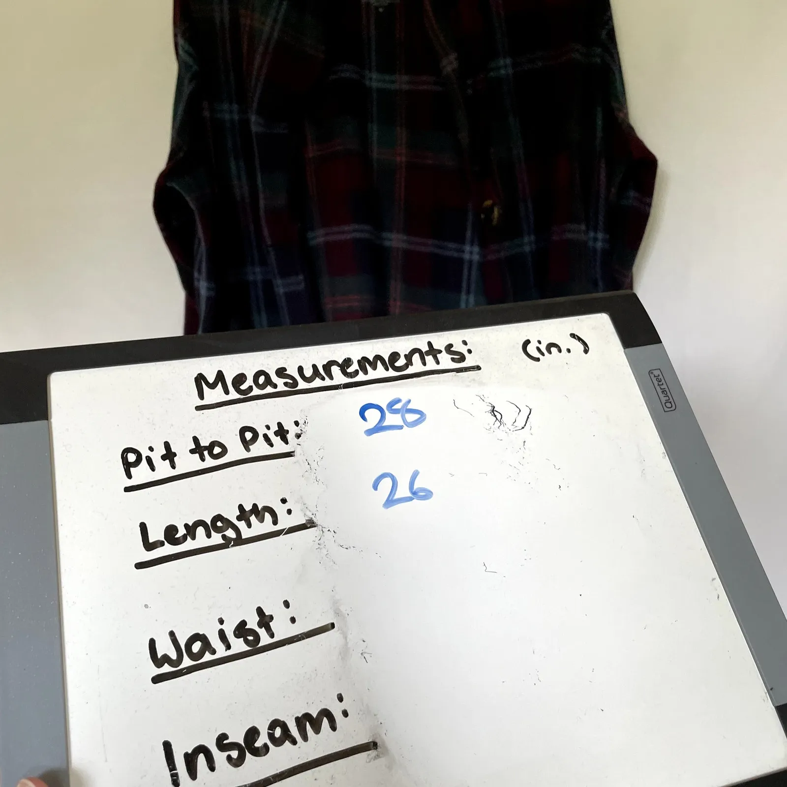 CuddlDuds green red checkered button down pajama top pockets fleece women's M - Image 7