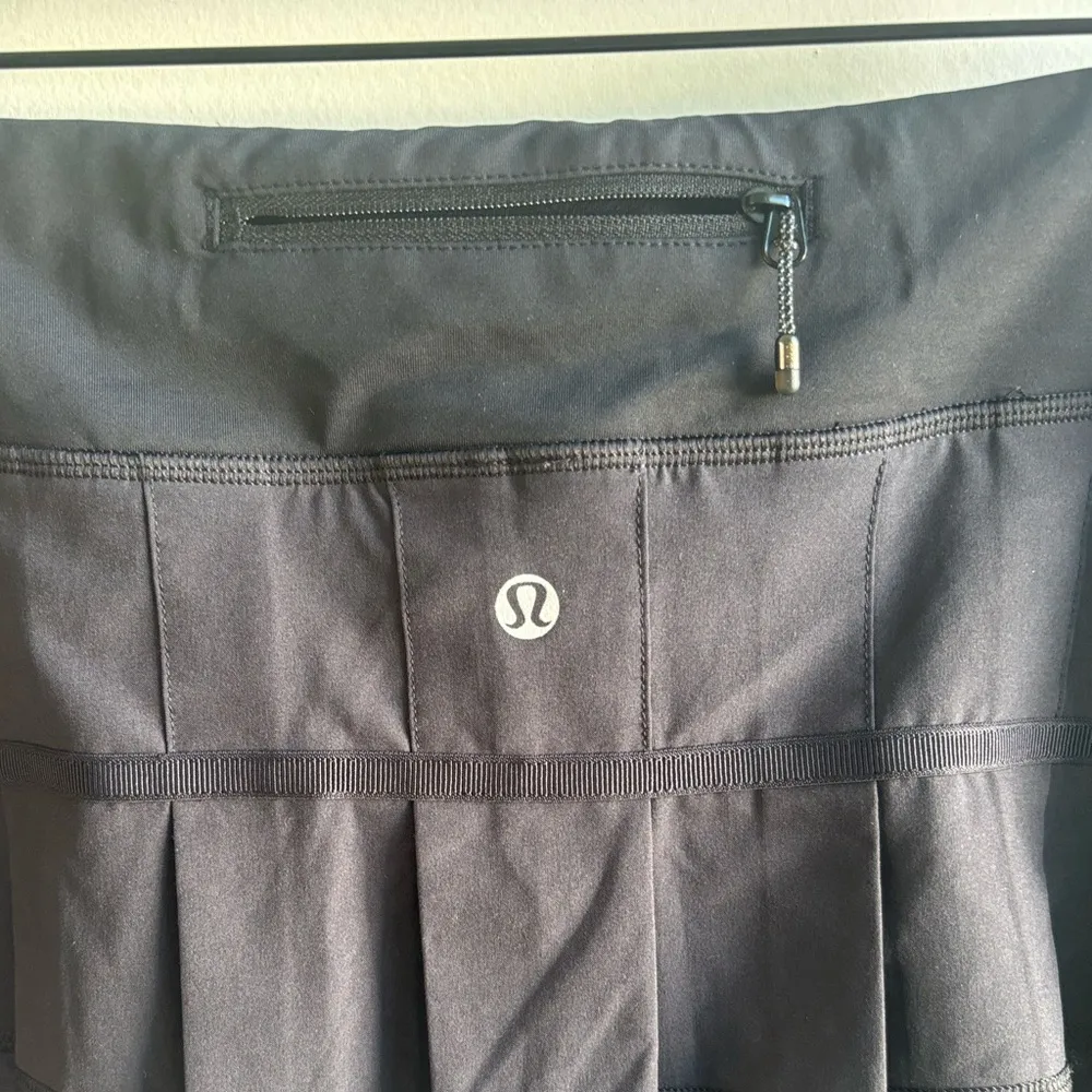 Lululemon‎ Pace Setter black Skirt 8 Athleisure workout yoga pickleball coastal - Image 4
