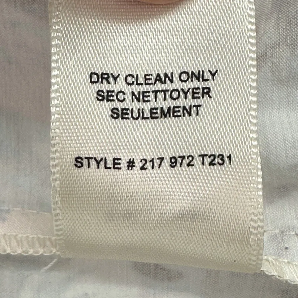 Rebecca Taylor | Large | Penelope Multi-Color Antique Floral High-Neck Crop Top - Image 10