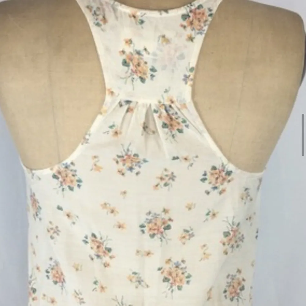 Aerie Off-White Floral Tank Top - Image 8