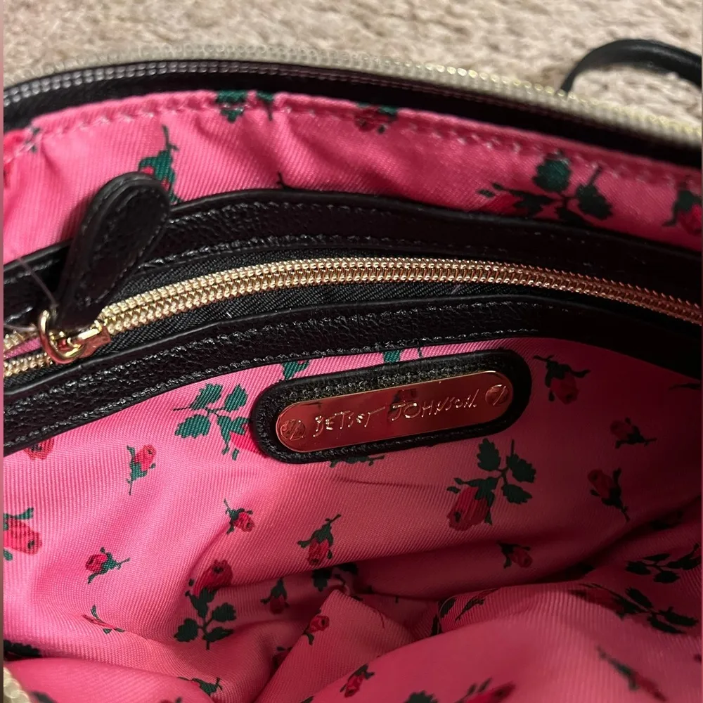 Betsey Johnson Bow Black Purse - NEW - Image 8