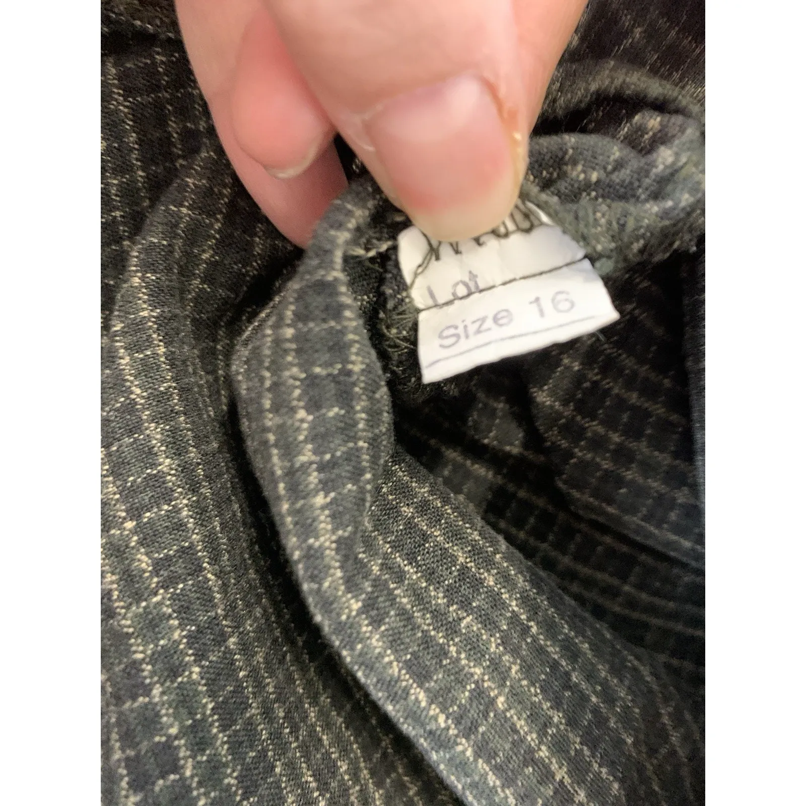 VTG Y2K Route 66 Women’s Mini Skirt Plaid Grunge Green Size 16 - Image 13