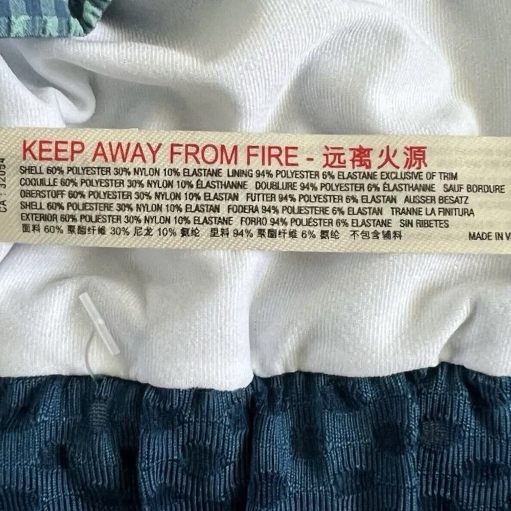 NWT Free People Movement Forty Love Caribbean Coast Combo Blue Shorts Size L - Image 9