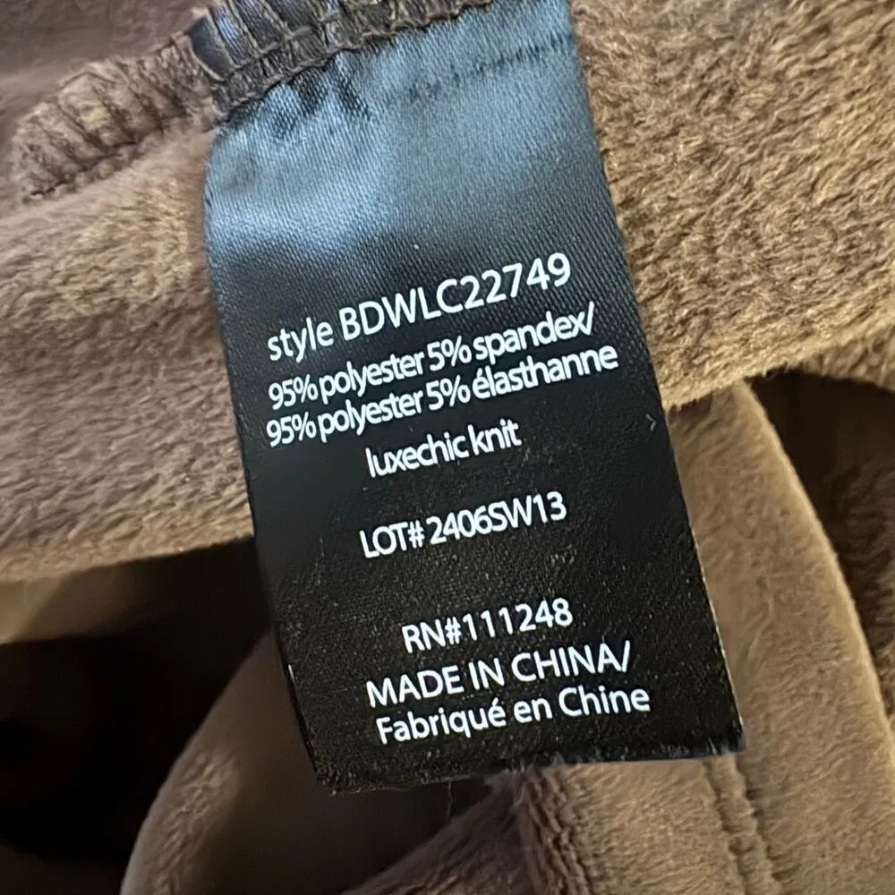 Barefoot Dreams LuxeChic Tucked Sweatshirt Large Women’s Java Brown - Image 5