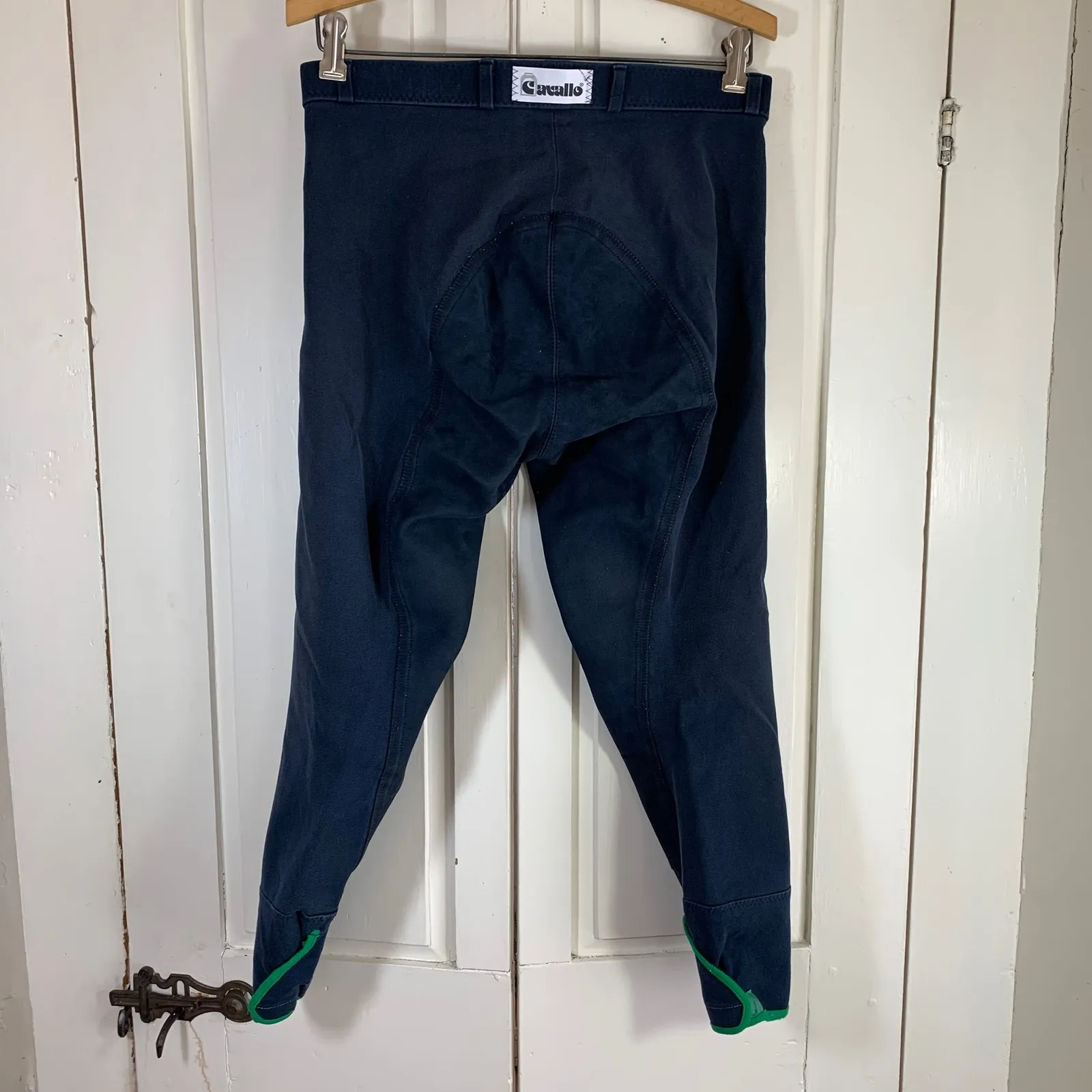 Cavallo Champion Navy Blue Riding Breeches Equestrian Pants Women's Size 30 HOLE - Image 2