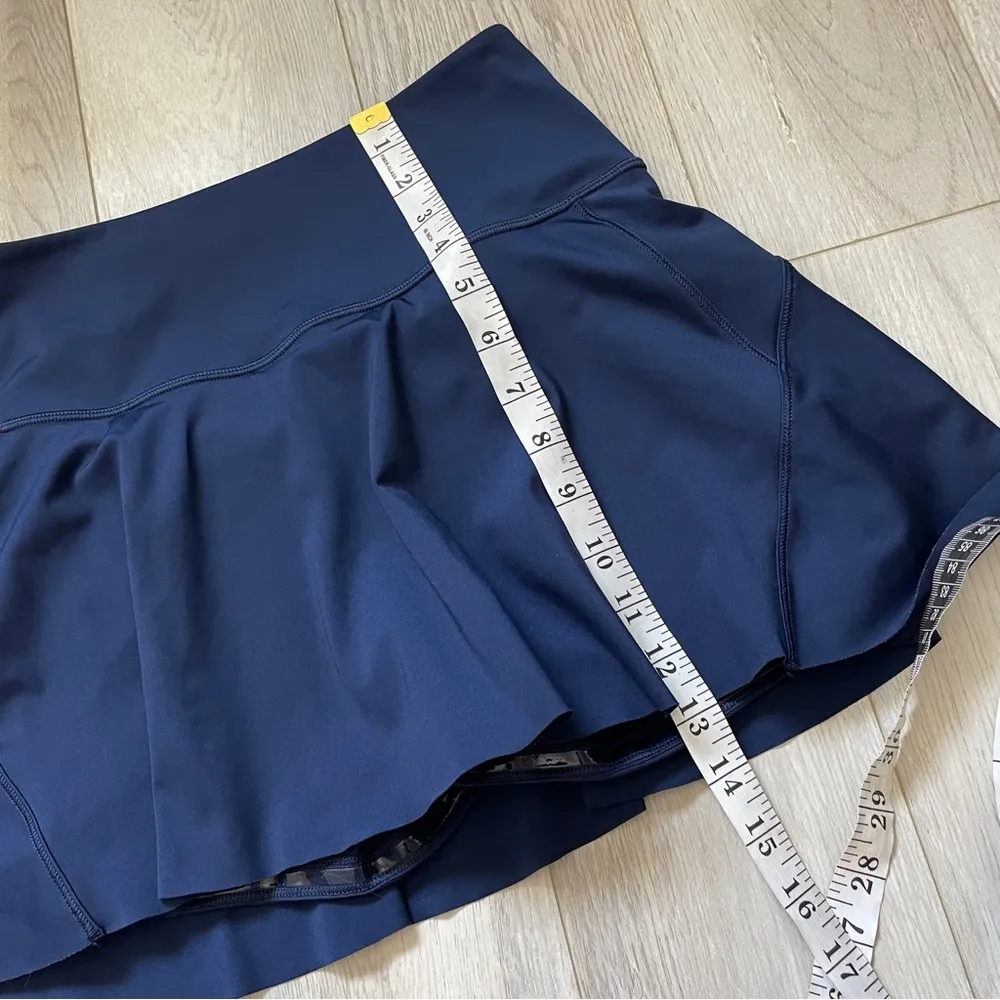 Athleta Ace Tennis Skort 15.5" Workout Tennis Golf Navy Blue (XXSmall) - Image 6