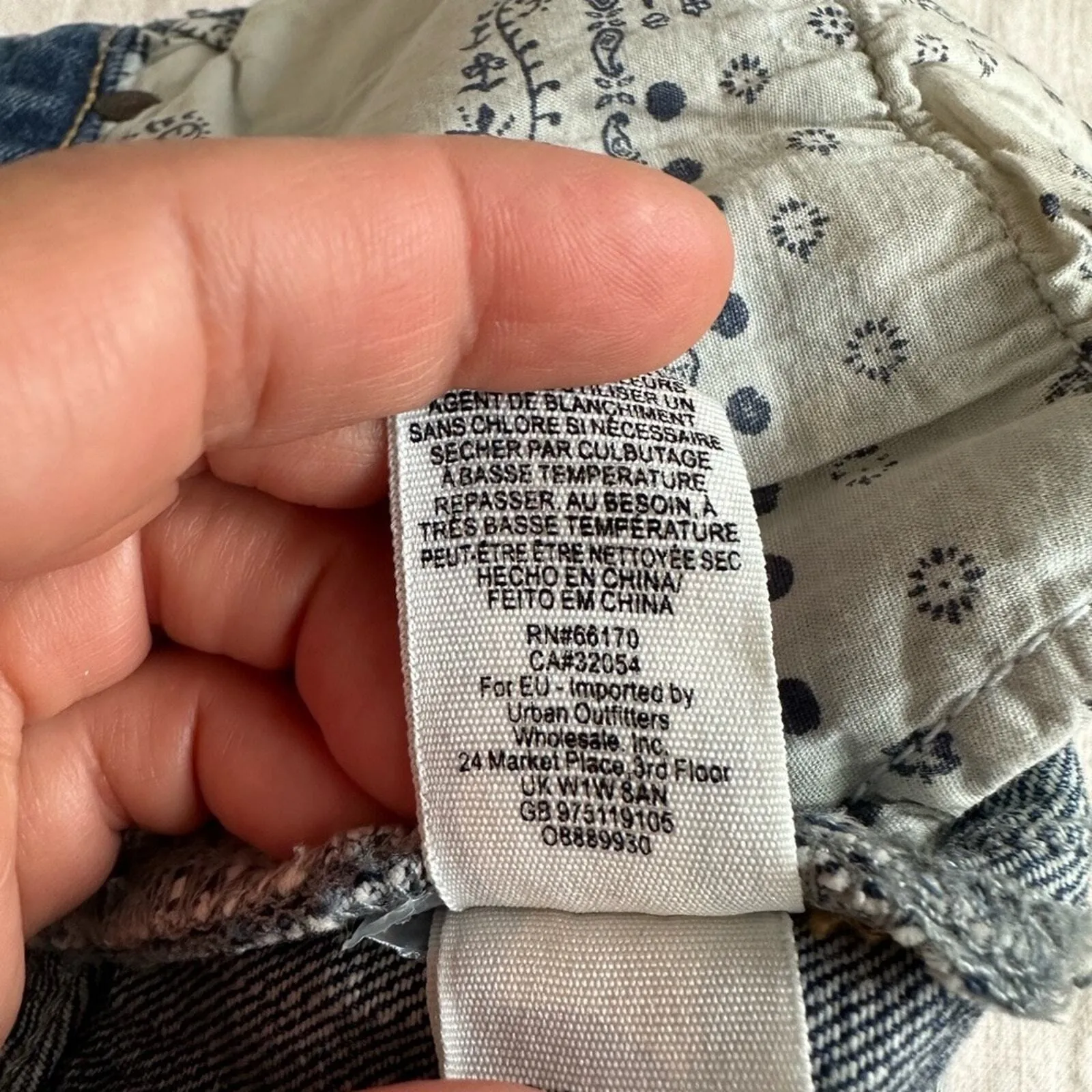 Free‎ People We the free denim cut off Shorts Distressed Size 25 - Image 9