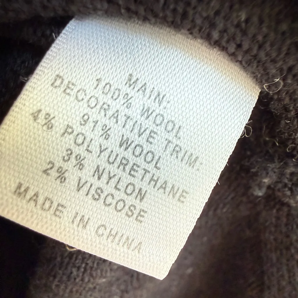 St. John Women's Black 100% Wool Sweater Size XL 3/4 Sleeves Winter Elegant Crew - Image 3