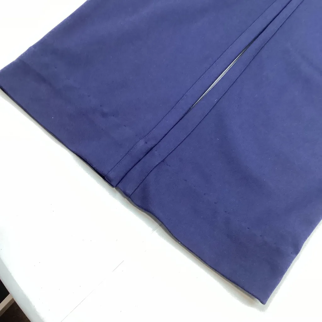 Betabrand Dress Pant Yoga Pants Straight Leg Navy Blue Large - Image 7