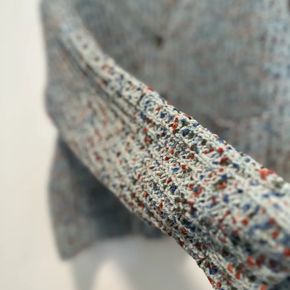 NWOT Women’s Sz:S Blue/ Gray Speckled Super Soft Button Cardigan. Double Pockets - Image 8