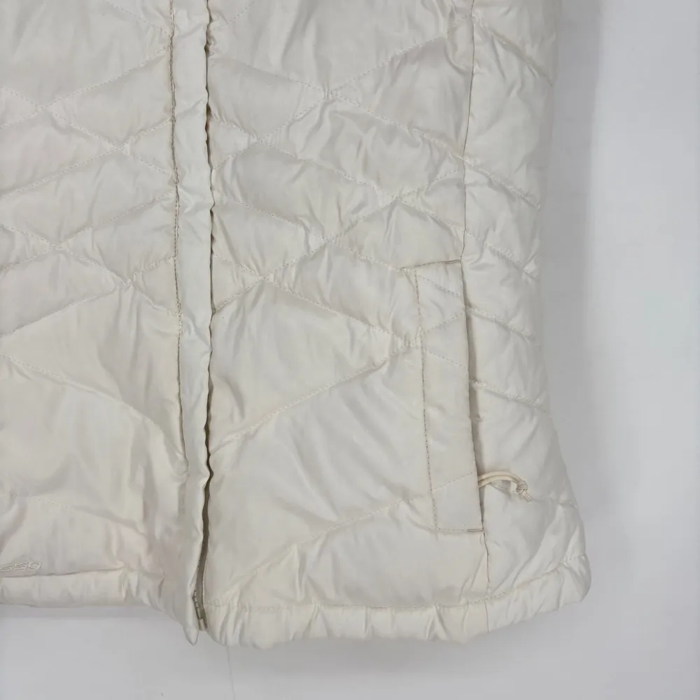 The North Face White Zip-Up Vest with High Collar - Image 3