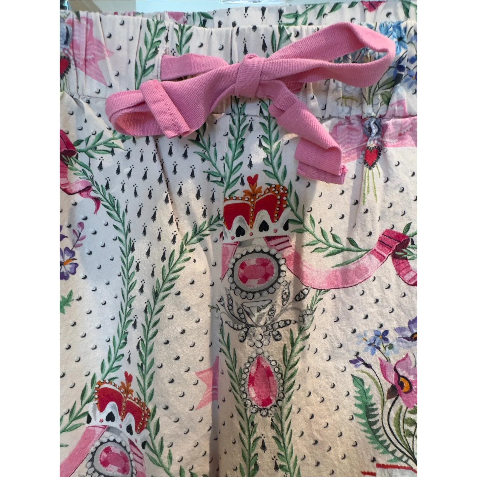 Cath Kidston Pajama Bottoms Pants Size XS White - Image 5